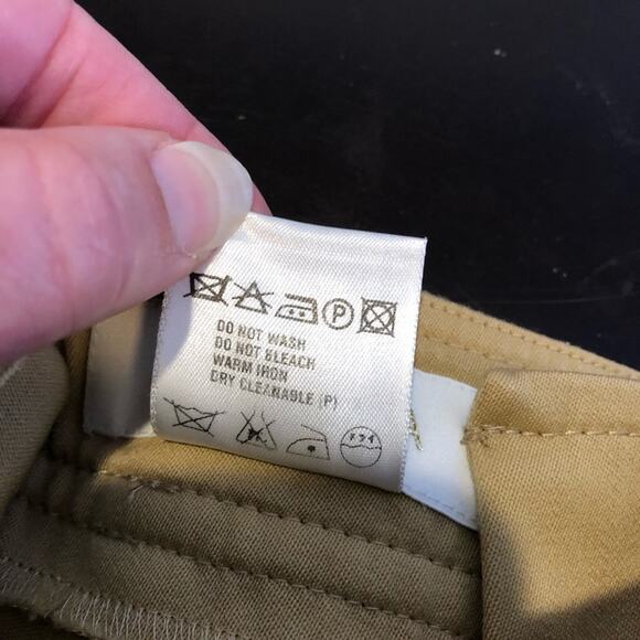 Escada golden tan wool blend trouser pants - Picture 10 of 15